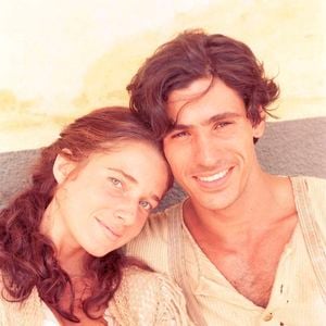 Letícia Spiller e Leonardo Brício na novela 'O Rei do Gado'