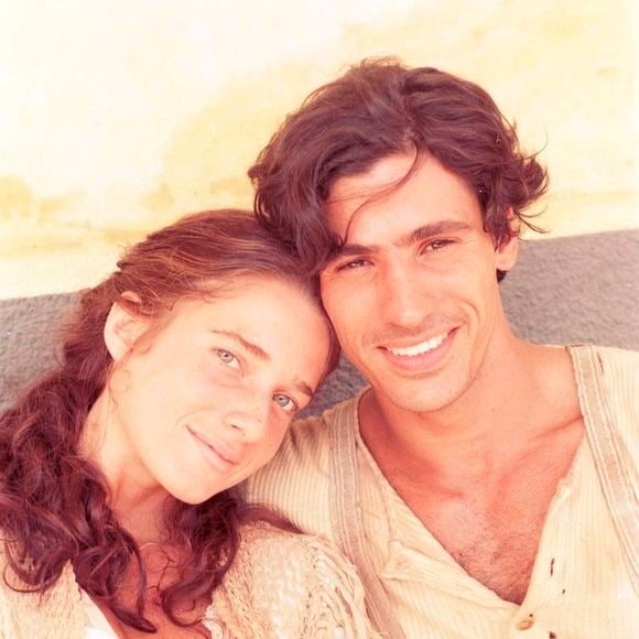 Letícia Spiller e Leonardo Brício na novela 'O Rei do Gado'