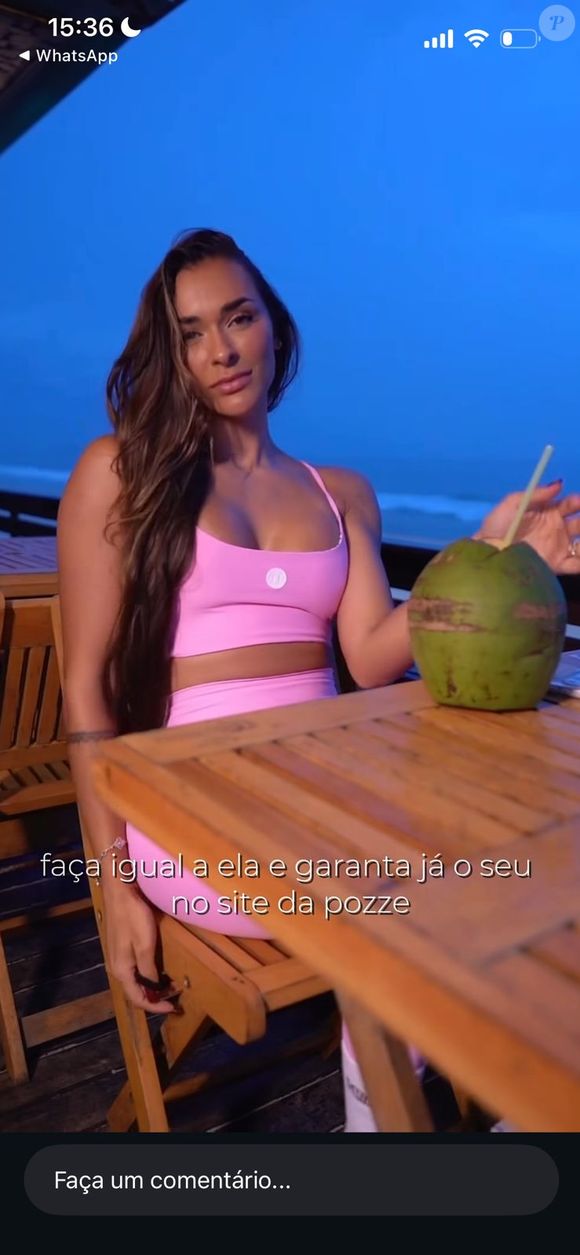 Postagem com conjunto rosa pink de Tainá Militão rende comentários e internautas apostam: 'Acho q sim'