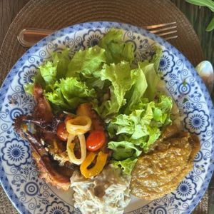 Cauã Reymond mostrou seu almoço saudável deste domingo de Páscoa