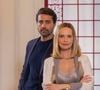 Fernanda Rodrigues ao lado de Ricardo Pereira na novela vertical ‘Eu Não Era Louca, Era Casada’