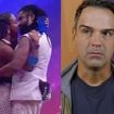 Casal esquecido! Tadeu Schmidt IGNORA primeiro beijo do 'BBB 25' e deixa Aline e Diogo de lado ao vivo