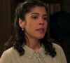Maria Carol Rebello volta às novelas em 'Êta Mundo Melhor', como Olga, esposa do Dr. Araújo (Flavio Tolezani)