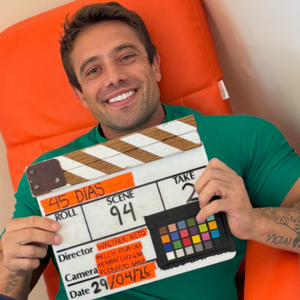 Ator da novela 'Além do Tempo', Rafael Cardoso grava o filme '45 dias' com Paulo Vilhena