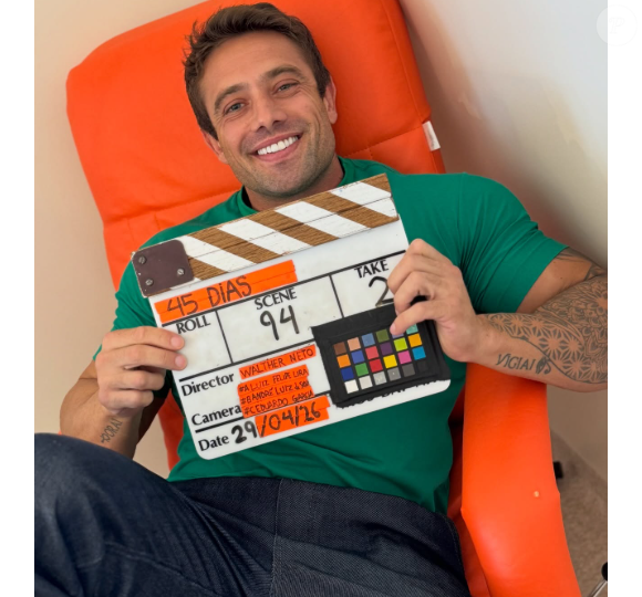 Ator da novela 'Além do Tempo', Rafael Cardoso grava o filme '45 dias' com Paulo Vilhena