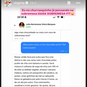Aprenda a fazer o pudim de chia que conquistou Virgínia Fonseca
