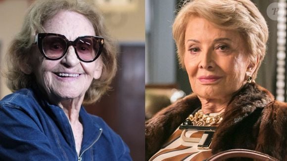 Glória Menezes e Laura Cardoso aparecem em registros de diferentes fases da carreira. As duas trabalharam juntas em novelas e atravessaram décadas na televisão