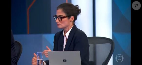 Renata Vasconcellos ganhou destaque nas redes sociais durante a sabatina de Romeu Zema