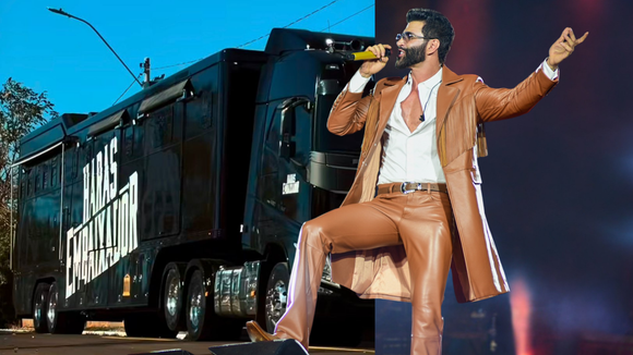 Volvo FH 460, suíte completa, slide-outs hidráulicos e área externa com TV e choppeira: conheça o motorhome de R$ 800 mil de Gusttavo Lima em Barretos