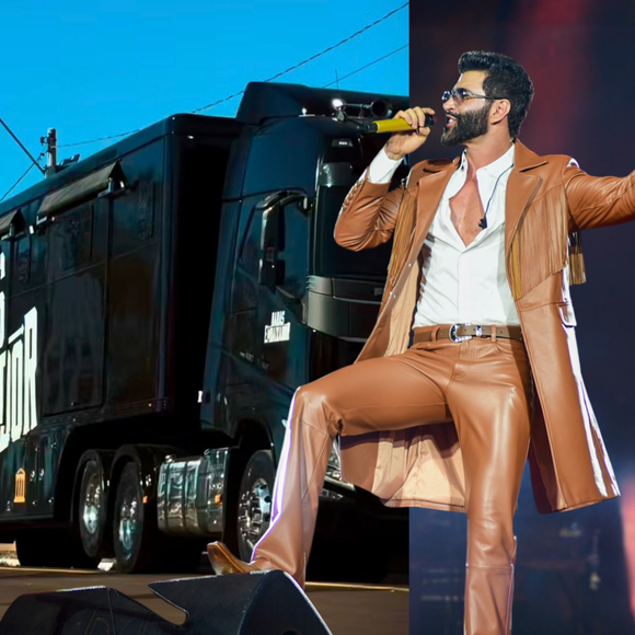 Volvo FH 460, suíte completa, slide-outs hidráulicos e área externa com TV e choppeira: conheça o motorhome de R$ 800 mil de Gusttavo Lima em Barretos