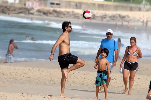 Ator Eriberto Leão é pai de dois filhos - João, de 13 anos, e Gael, de 07 anos.