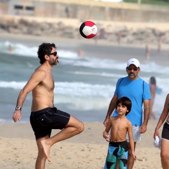 Ator Eriberto Leão é pai de dois filhos - João, de 13 anos, e Gael, de 07 anos.