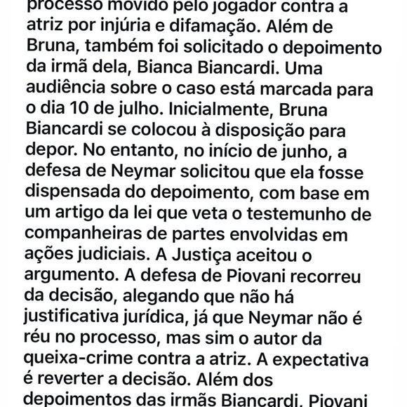 Luana Piovani repercutiu uma reportagem sobre o caso e disparou: ‘Tão suspeito as obviedades serem negadas…’. Ela ainda postou emojis de saco de dinheiro