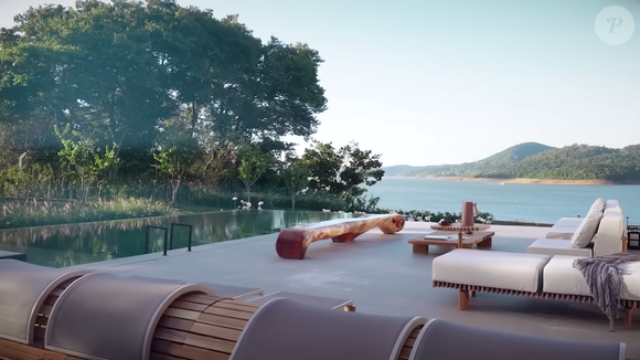 Com vista para a Represa Jaguari, a mansão de Claudia Raia foi projetada para unir bem-estar, lazer e contato com a natureza