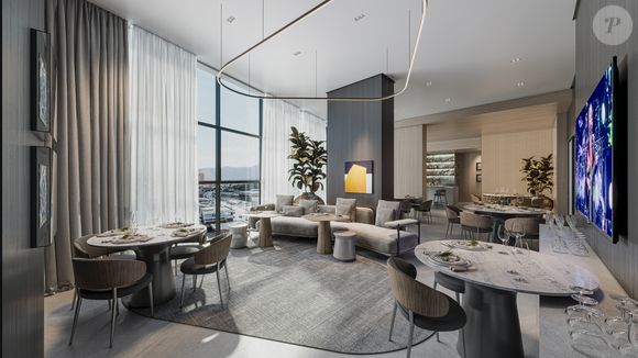 A unidade escolhida por Portiolli está localizada na Torre B do complexo e conta com 121,48 m², três suítes, duas vagas de garagem e sacada com churrasqueira a carvão, além de vista privilegiada para o mar.