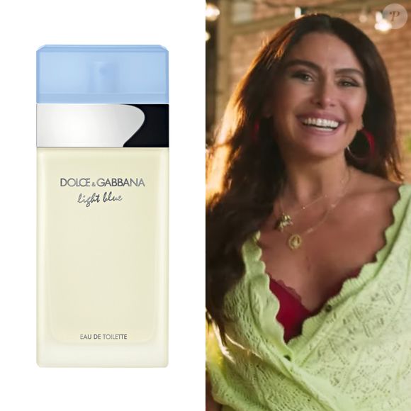 O 'Light Blue' de Dolce & Gabbana, com suas notas cítricas e florais leves, transmite uma sensação de tranquilidade e alegria, alinhando-se com a natureza acolhedora de Elvira.