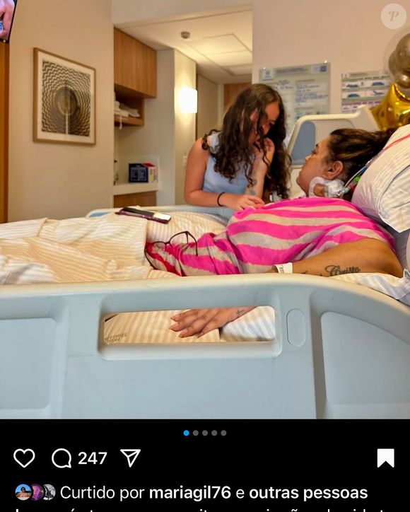 Internada desde antes do Natal 2024, Preta Gil é acompanhada pela família, que se reveza, todos os dias