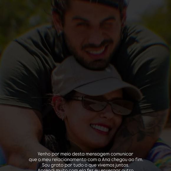 Zé Felipe pegou o público de surpresa ao anunciar o fim do namoro com Ana Castela na última segunda-feira (29)