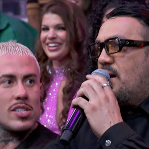 Belo ficou visivelmente desconfortável no programa