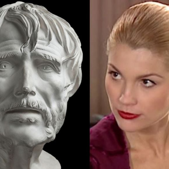 Sêneca, filósofo estoico: 'A felicidade se alcança mais organizando os pensamentos do que mudando o mundo'; foto para ilustrar o conteúdo tem a atriz Flávia Alessandra