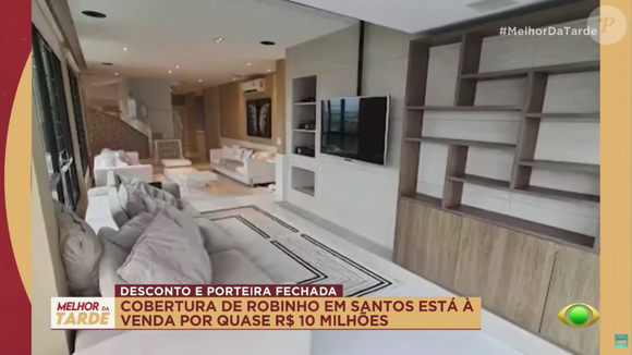 Propriedade de Robinho tem 431 m² e um forte esquema de segurança, além de 5 vagas de garagem no prédio