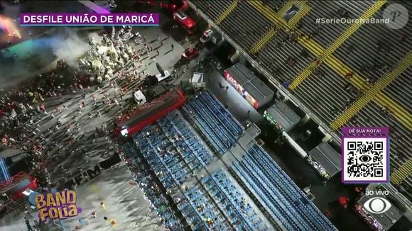 Acidente no Carnaval 2026 do Rio: União de Maricá encerrava desfile quando precisou apressar o passo para não estourar o tempo máximo, 55 minutos