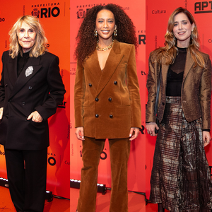 Veludo cotelê, alfaiataria oversized e brilho metalizado: Taís Araújo, Renata Sorrah, Mel Lisboa e mais famosos apostam em looks marcantes no Prêmio APTR