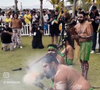 Wulgurukaba Walkabouts realizaram uma cerimônia tradicional para receber a Seleção Brasileira em Townsville, na Austrália