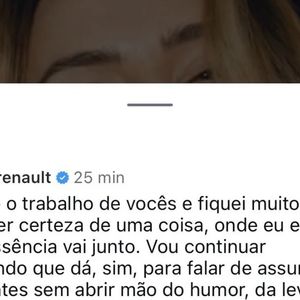'Podem ter certeza de uma coisa, onde eu estiver, a minha essência vai junto.' A declaração de Ana Paula Renault marcou o anúncio de seu contrato com a TV Globo e animou os fãs da campeã do BBB26