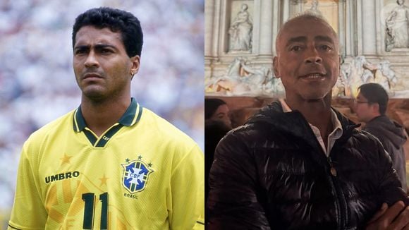 Antes e depois de Romário: dos campos para a política, eterno craque da seleção hoje está bem diferente, com menos cabelo