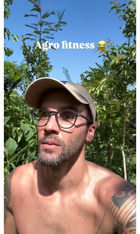 Daniel Cady publicou alguns vídeos em meio à natureza em seu primeiro post solteiro