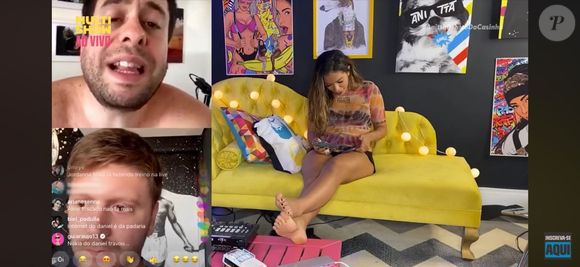 Comediantes pediram para Anitta 'trollar' Aline Campos