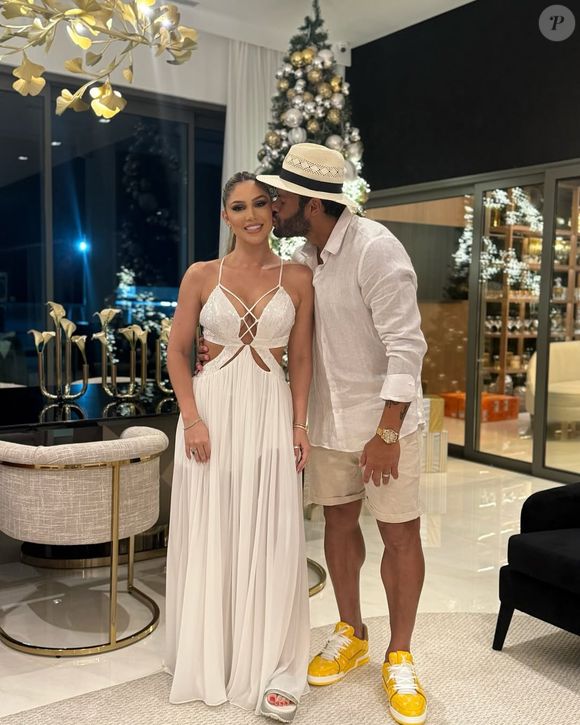 Hulk e Camila Ângelo realizam o casamento religioso nesta sexta-feira (03), após quase cinco anos da união civil