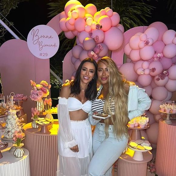 Bruna Biancardi e Rafaella Santos estariam bastante afastadas