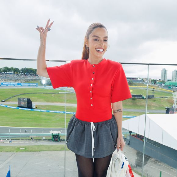 Giovanna Lancellotti  no Grande Prêmio de Fórmula 1 em SP