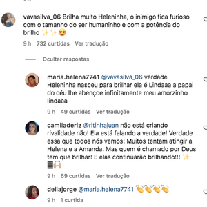No entanto, um comentário de uma fã acabou causando polêmica, com acusações de incitar rivalidade com Amanda Kimberlly