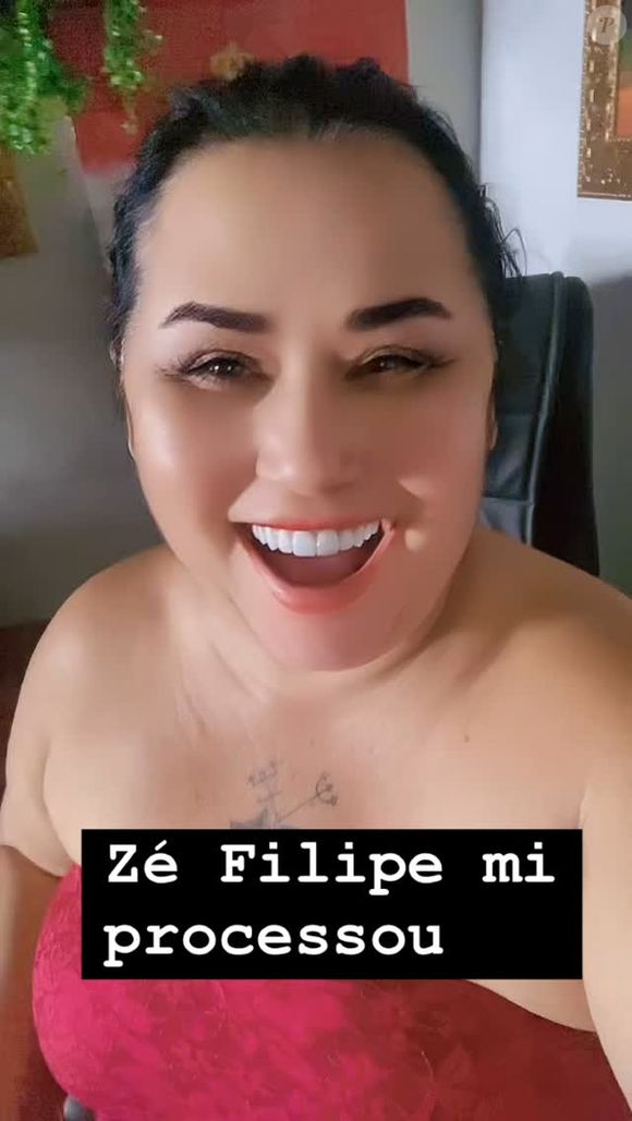 Cleo Loyola, ex-mulher de Luciano Camargo, afirma ter sido processada por Zé Felipe