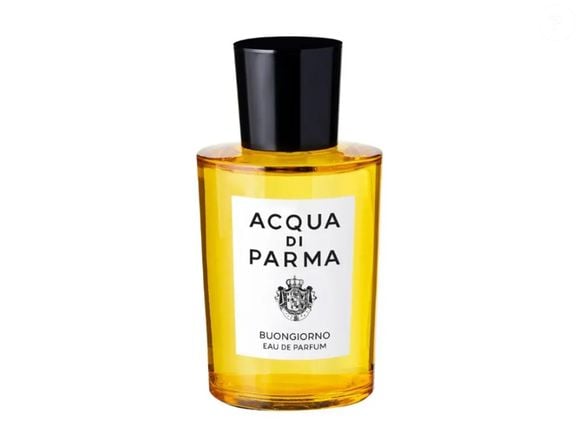 O Acqua di Parma Buongiorno desperta os sentidos com notas de limão, hortelã-verde, alecrim, lavandim, folhas de mandarina e folhas de cedro
