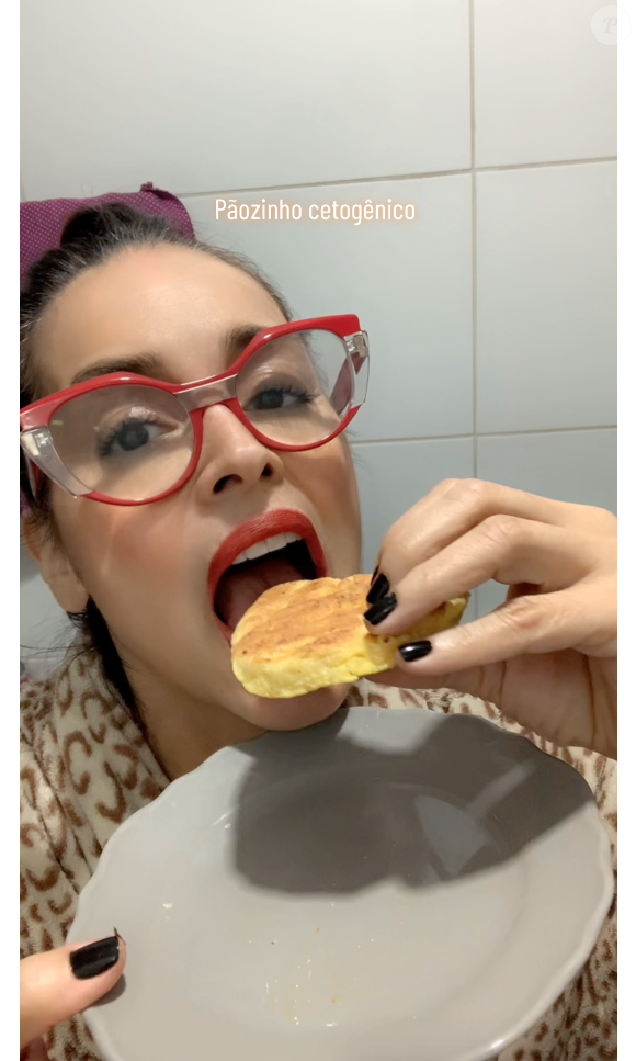 Suzy Rêgo mostrou o resultado de seu pão para os fãs e garantiu que o sabor fica incrível