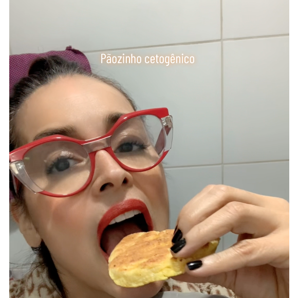 Suzy Rêgo mostrou o resultado de seu pão para os fãs e garantiu que o sabor fica incrível