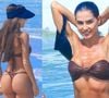 Deborah Secco curtiu o domingo (13) na praia com a filha, Maria Flor