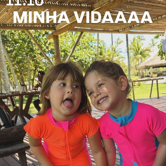 Virgínia Fonseca e Vini Jr. se reuniram com amigos e os filhos da influenciadora, que passaram o Natal com Zé Felipe