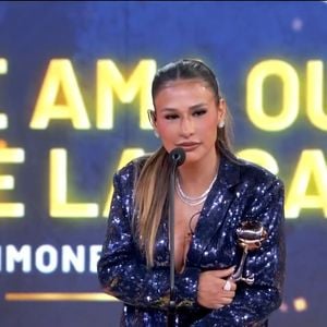 O discurso de Simone Mendes chamou atenção dos telespectadores