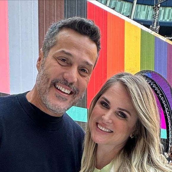 Susana Werner e Julio Cesar se casaram em abril de 2002 - na época, ex-goleiro era jogador do Flamengo