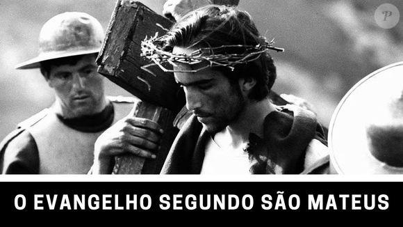 'O Evangelho Segundo São Mateus' (1964) - Obra artística em preto e branco baseada fielmente no evangelho de Mateus