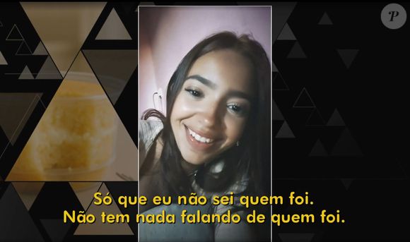 Ana Luiza gravou um vídeo para contar aos amigos sobre o 'presente'