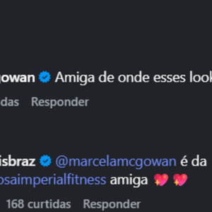 Interação entre ex-BBBs entrega o segredo dos looks fitness usados por Sarah no reality da Globo