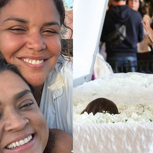 Amiga que estava com Preta Gil em seus últimos momentos, Ju de Paulla chora em velório da cantora