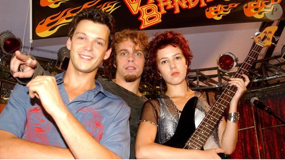 Marjorie Estiano, Guilherme Berenguer e João Velho eram integrantes de 'Malhação', com a Vagabanda