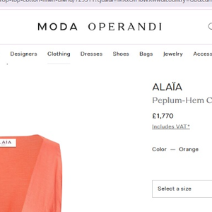 O top laranja peplum usado por Sabrina Sato é da Alaïa e custa € 1.770, aproximadamente R$ 10,6 mil